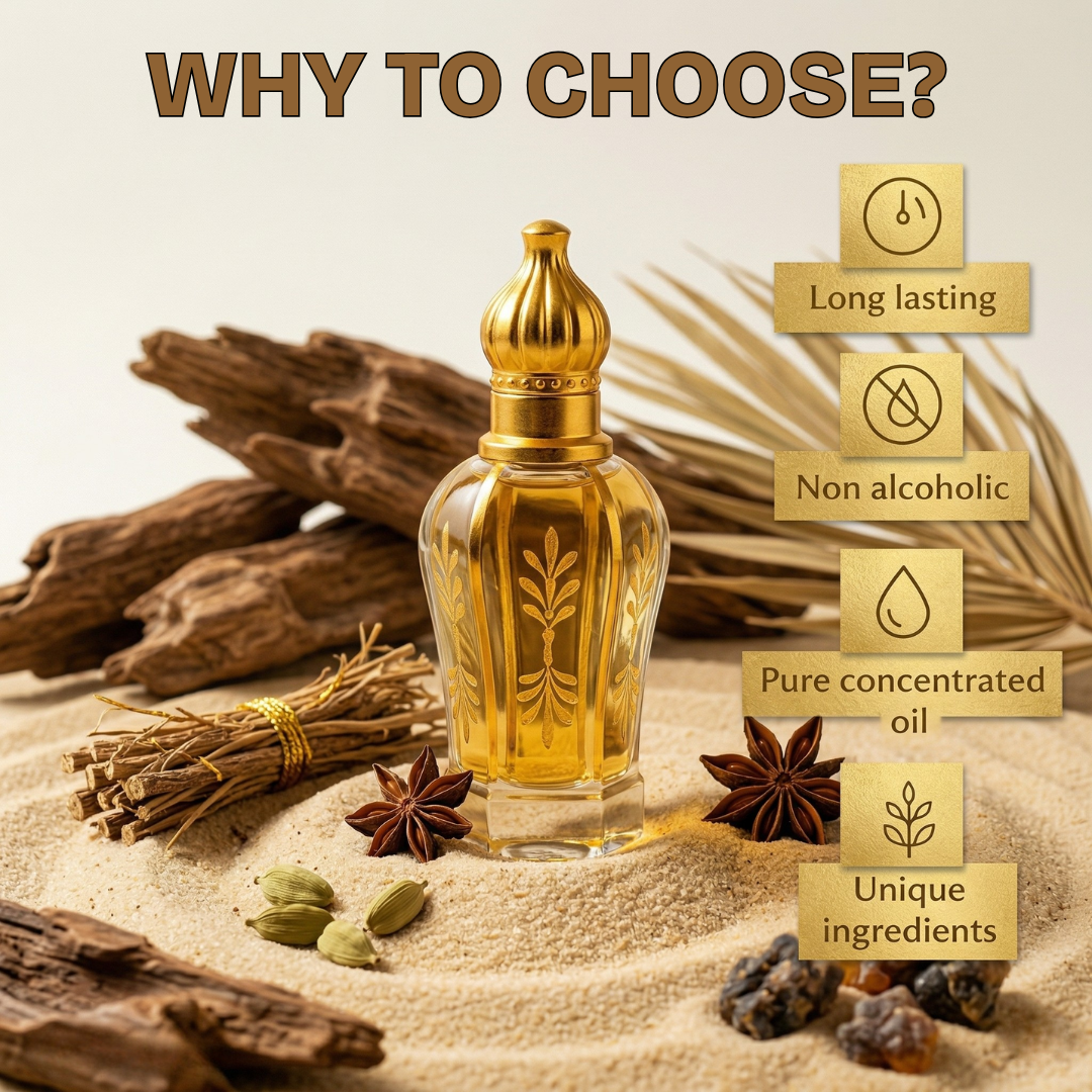 The Original Amber Dusk Attar | 15ML + 15 ML | Pack Of 2 | Inspired By Hawas Ice