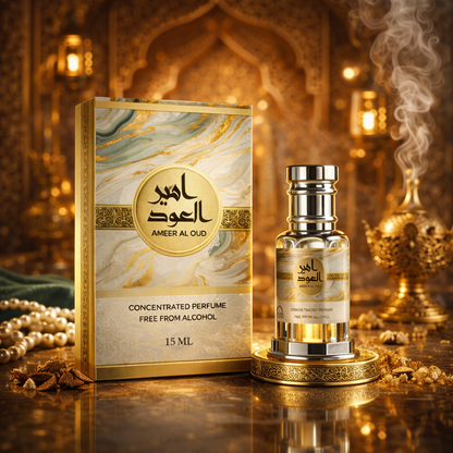 Original Ameer Al Oud Luxury Attar | 15 ML + 15 ML | Total 30 ML | Ramadan Month Sale