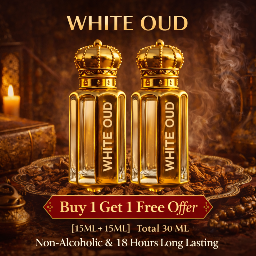 Original White Oud Attar - 15ML + 15 ML (PACK OF 2)
