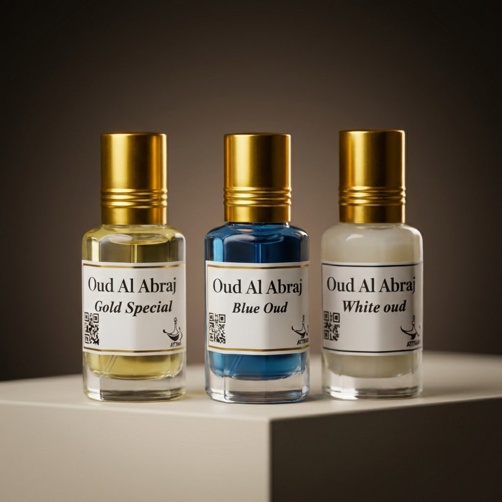 Premium Attar Combo | Gold Special | Blue Oud | White Oud  [Pack of 3] | 45ML