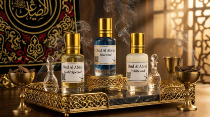 Luxury Attar Combo | Gold Special | Blue Oud | White Oud  [Pack of 3 X 15 ML] | 45 ML