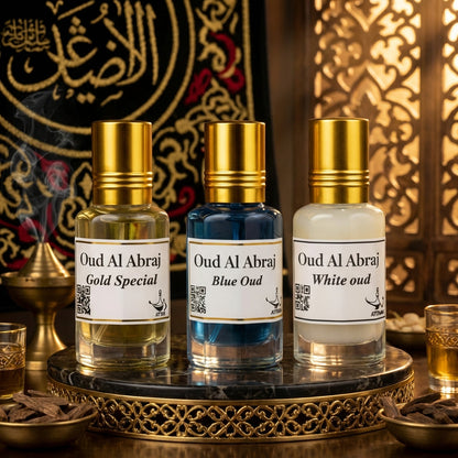 Luxury Attar Combo | Gold Special | Blue Oud | White Oud  [Pack of 3 X 15 ML] | 45 ML