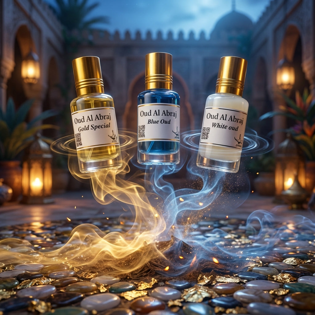 Luxury Attar Combo | Gold Special | Blue Oud | White Oud  [Pack of 3 X 15 ML] | 45 ML