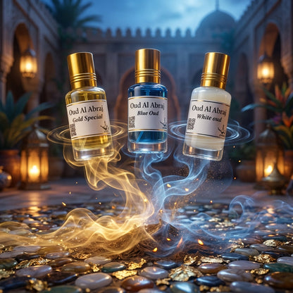 Luxury Attar Combo | Gold Special | Blue Oud | White Oud  [Pack of 3 X 15 ML] | 45 ML